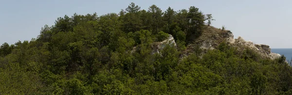 ブルガリア 黒海沿岸 山と森 堆積岩 — ストック写真