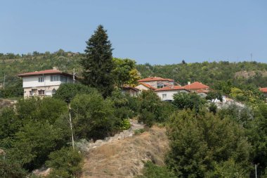 Balchik, Dobrich Eyaleti, Bulgaristan, 14.08.2022. Karadeniz kıyısındaki şehir. Doğu Avrupa Dinlenme Alanı.