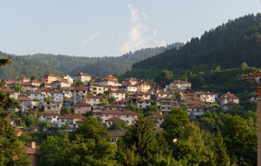 Devin, Smolyan Eyaleti, Bulgaristan. Rodop Dağlarında bir şehir.