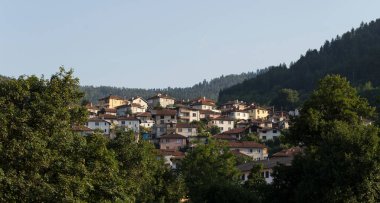 Devin, Smolyan Eyaleti, Bulgaristan. Rodop Dağlarında bir şehir.