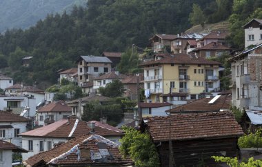 Devin, Smolyan Eyaleti, Bulgaristan. Rodop Dağlarında bir şehir.