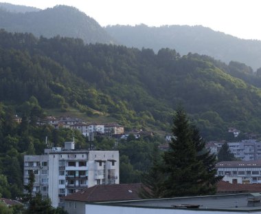 Devin, Smolyan Eyaleti, Bulgaristan. Rodop Dağlarında bir şehir.