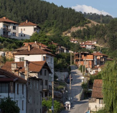 Devin, Smolyan Eyaleti, Bulgaristan. Rodop Dağlarında bir şehir.