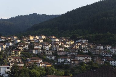 Devin, Smolyan Eyaleti, Bulgaristan. Rodop Dağlarında bir şehir.
