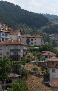 Devin, Smolyan Eyaleti, Bulgaristan. Rodop Dağlarında bir şehir.