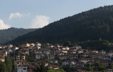 Devin, Smolyan Eyaleti, Bulgaristan. Rodop Dağlarında bir şehir.