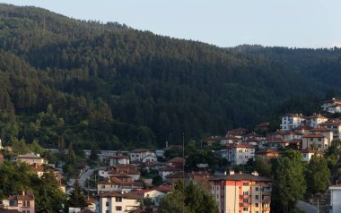 Devin, Smolyan Eyaleti, Bulgaristan. Rodop Dağlarında bir şehir.