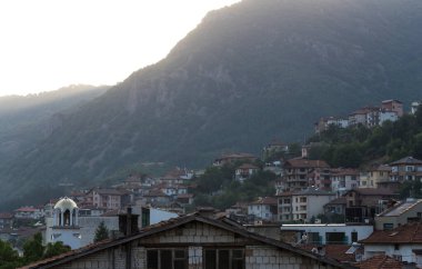 Devin, Smolyan Eyaleti, Bulgaristan. Rodop Dağlarında bir şehir.
