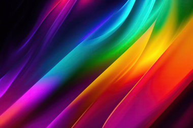 Renkli duman arkaplanının sanat fotoğrafı. Güzel kıvrımlı renkli duman