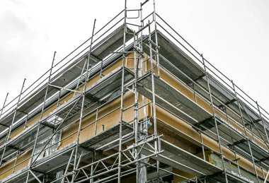 İnşaat binası inşaatı mühendisliği ofis işlemleri için hazırlık