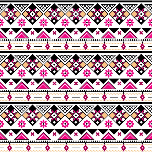 Ukrainien Hutsul Pysanky Vecteur Motif Sans Couture Étoiles Formes Géométriques — Image vectorielle
