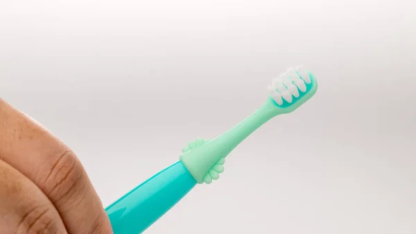 Zahnbürste Der Babygesundheit Zahnbürste Für Kleinkinder — Stockfoto