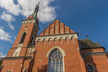 Kilise st. adalbert madonna mucizevi heykeli çocuk, Polonya ile ünlü chapel yakınındaki wawolnica içinde