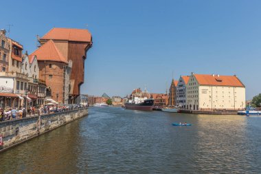 Polonya 'nın Gdansk kentinin inanılmaz mimarisi.