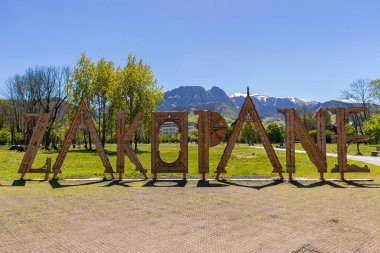 Zakopane with mountains in the background, Poland clipart