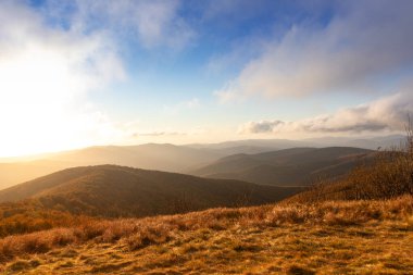 Mala Rawka, Bieszczady, Polonya 'dan tepelere bak