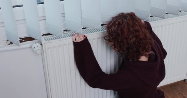 Comienzo Temporada Calefacción Bloques Apartamentos Calefacción Central Mal Funcionamiento Una — Vídeo de stock