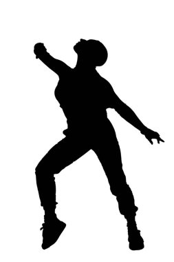 Güzel bir siluet, kollarını zarifçe açıp neşeyle havaya sıçrayan bir kadın bir mutluluk anı yaratıyor.