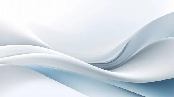 Onde Blu Grigio Illustrate Sfondo Bianco Una Presentazione Power Point — Foto Stock