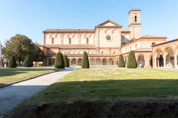 Ferrara Marzo 2022 Passeggiata Nel Cimitero Monumentale Della Certosa Ferrara — Foto Stock