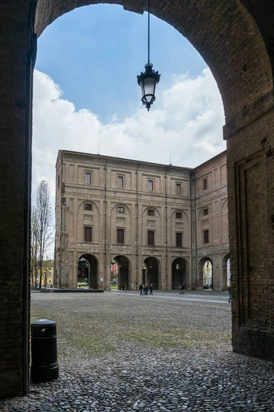 Parma Italy April 2022 View Pilotta Palace Parma Sunny Day — Fotografia de Stock