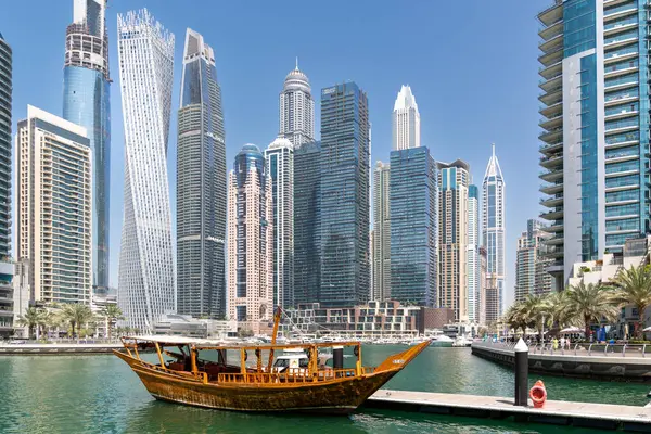 Dubai Vereinigte Arabische Emirate März 2023 Blick Auf Dubai Wolkenkratzer — Stockfoto