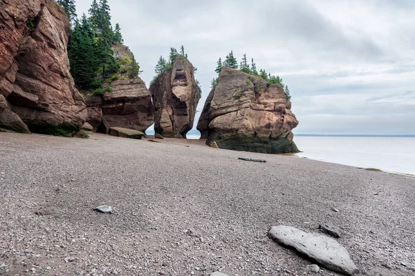 Fundy Körfezi New Brunswick Körfez Dünyanın Yüksek Gelgitlerine Sahip Olmakla — Stok fotoğraf