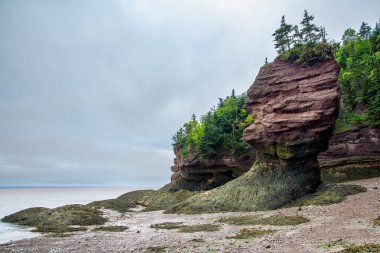 Fundy Körfezi, New Brunswick. Bu körfez dünyanın en yüksek gelgitlerine sahip olmakla ünlüdür.