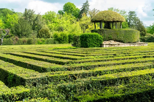 Valsanzibio Italy April 2023 Labyrinth Monumental Garden Valsanzibio One Most — Stock Photo, Image