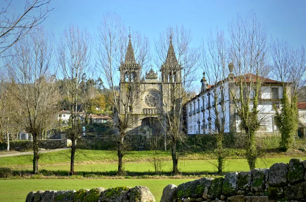 Imponente Monastero Romanico Pombeiro Felgueiras Portogallo — Foto Stock