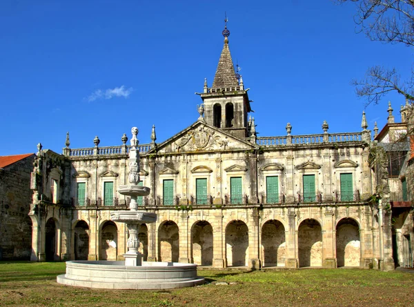 Claustro Neoclásico Del Monasterio Pombeiro Felgueiras Portugal — Foto de Stock