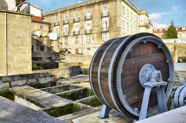 Heart Tradition Tanning Beating Hides Guimaraes Portugal — Stock Photo, Image