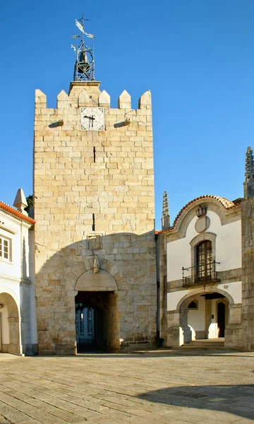 Clock Tower Caminha Portugal — Stock Photo, Image