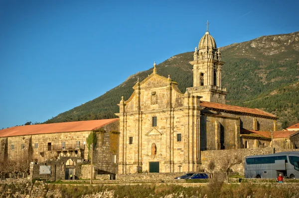 Monastero Oia Galizia Sulla Portoghese San Giacomo Lungo Costa — Foto Stock