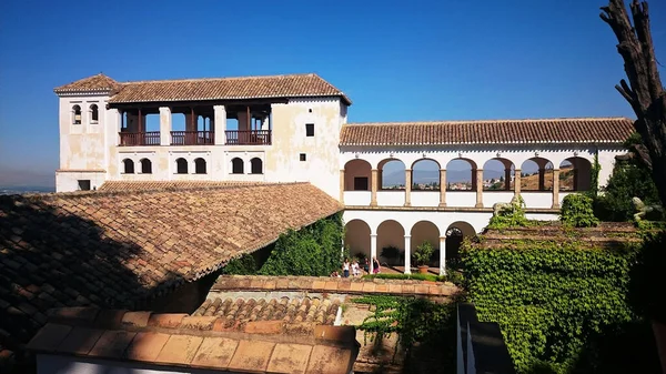 Palácio Generalife Granada Andaluzia Espanha — Fotografia de Stock