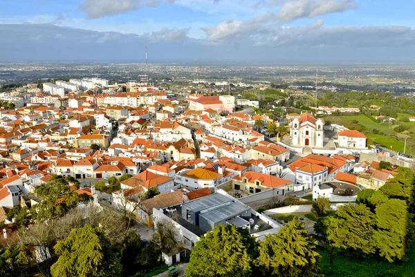 Uitzicht Palmela Vanaf Top Van Het Kasteel Portugal — Stockfoto