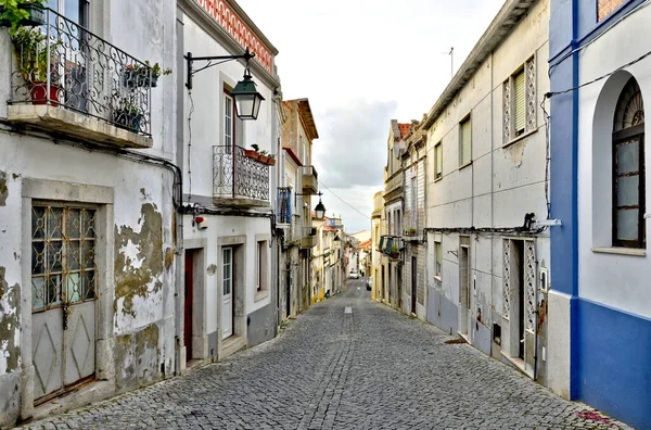Vecchia Strada Nella Città Palmela Portogallo — Foto Stock