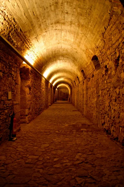 Roman Cryptoporticus City Aeminium Coimbra Portugal — Stock Photo, Image