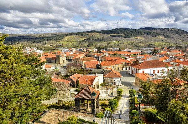 Vista Panoramica Sul Centro Del Paese Sernancelhe Portogallo — Foto Stock