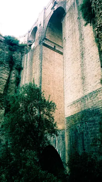 stock image Ronda's New Bridge: The Majestic Connection of 18th Century Civil Engineering in Spain