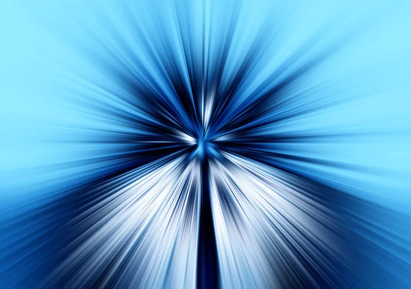 Abstraktní Radiální Zoom Rozmazaný Povrch Tmavě Modrých Světle Modrých Bílých — Stock fotografie
