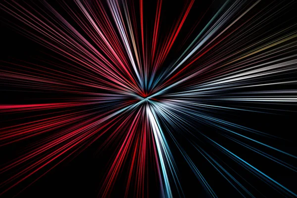Superficie Astratta Dello Zoom Radiale Sfocatura Nei Colori Rosso Blu — Foto Stock