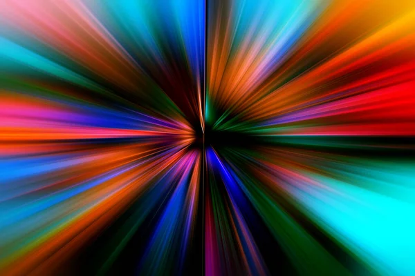 Abstrato Superfície Borrão Zoom Radial Tons Azuis Lilás Laranja Rosa — Fotografia de Stock