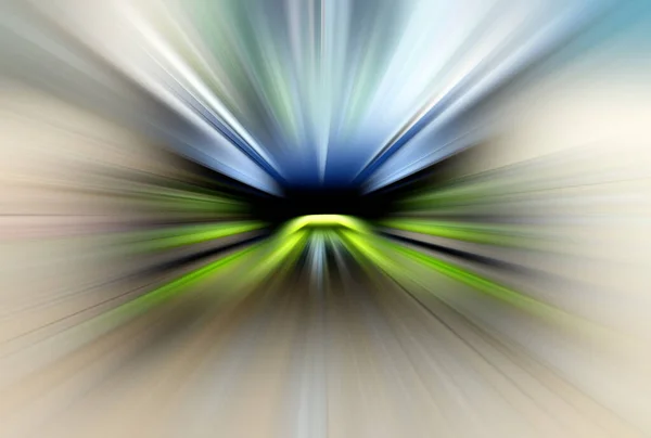 Abstraktes Radiales Zoomen Verschwimmt Die Oberfläche Blau Grau Und Grüntönen — Stockfoto
