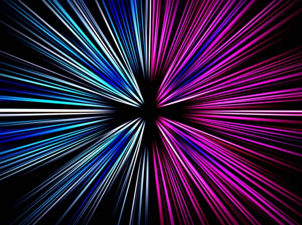 Abstract Radial Zoom Blur Surface Blue Pink Tones Spectacular Blue — Stock Photo, Image
