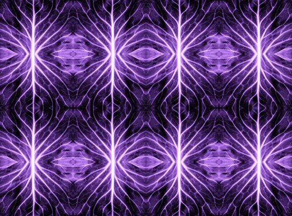 Lilac Kaleidoscope Geometric Pattern Kaleidoscopic Background Design Seamless Hypnotic Pattern — Stock Photo, Image