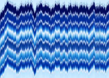 Kusursuz desen Ikat. Koyu mavi ve açık mavi kısa ve uzun dikey çizgiler. Çizimin basit paralel çizgileri. Web tasarımı, sunumlar, davetiyeler için şablon.