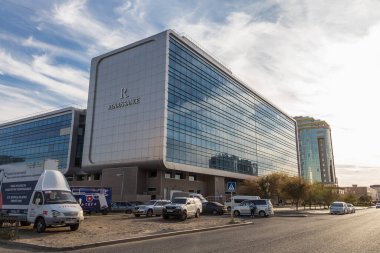 Atyrau, Kazakistan (Kazakistan), 04.09.2023 - Rönesans Atyrau Otel Binası