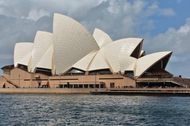 Sydney, Australia-October 15, 2018: The Opera House is a multi-venue performing arts centre on the harbor foreshore, one of the world's most iconic buildings, masterpiece of 20th-century architecture.