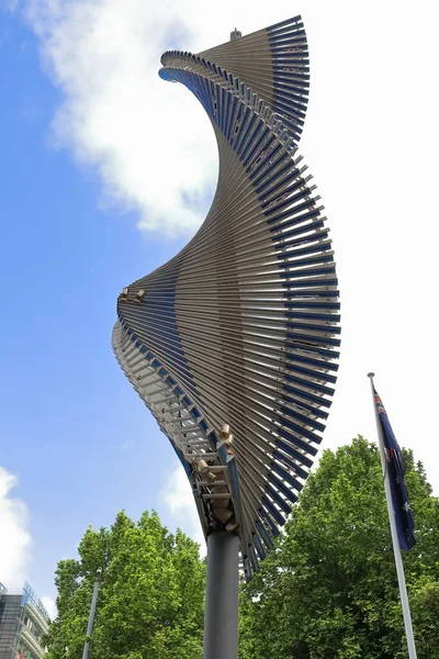 stock image Sydney, Australia-October 16, 2018: The Australian Chinese Ex-Services Monument commemorates the sacrifice made by Australians of Chinese heritage in the conflicts in which Australia has been involved